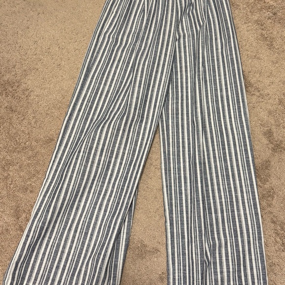Lulus Pants - Lulu's Navy and White Checkered Pants